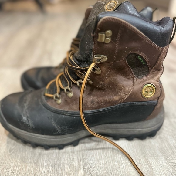 Timberland Black and Brown Men's Boots - Picture 2 of 5